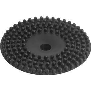 Suporte em disco de borracha 7", rígido com saliências, para politriz, VONDER