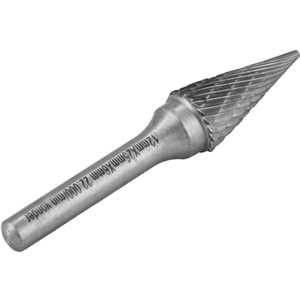 Lima rotativa cônica ponteaguda, 12,0 mm x 25,0 mm, com haste 6,0 mm, VONDER