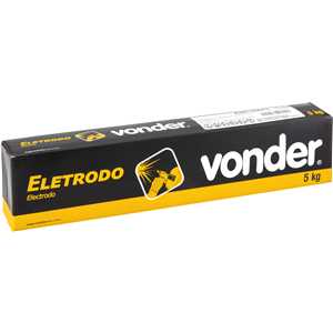 Eletrodo revestido para aço carbono, 5 kg, E6013, com 4,00 mm, VONDER
