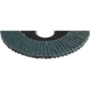 Flap-disc, disco de desbaste/acabamento, 4.1/2" - 115 mm, cônico, grão 60, VONDER
