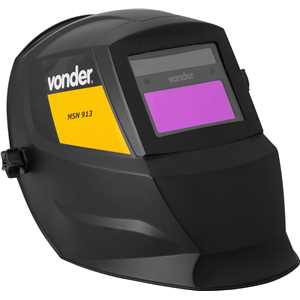 Máscara para solda com escurecimento automático, tonalidade 9 a 13, caixa com 20 peças, MSN 913 VONDER
