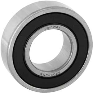 Rolamento rígido de esfera, 6205-2RS, VONDER