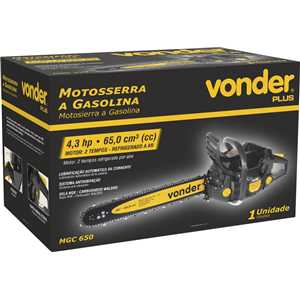 Motosserra a gasolina, 65 cm³ (cc), MGC 650 VONDER PLUS