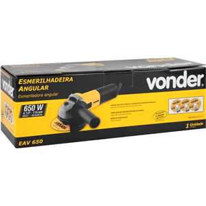 Esmerilhadeira angular 4.1/2", 650 W, 220 V~, com disco, EAV 650 VONDER