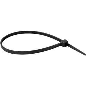 Abraçadeira de nylon, preta, 200 mm x 3,6 mm, com 20 peças, VONDER