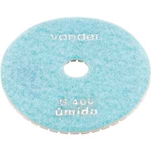 Disco de lixa diamantado com costado em pluma 4", grão 400, VONDER