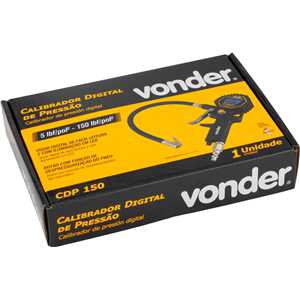 Calibrador digital de pressão CDP 150 VONDER