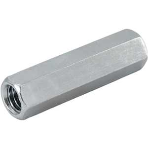 Prolongador para barra roscada 3/8" x 2", rosca UNC zincado, VONDER