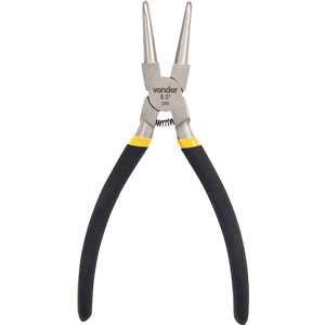 Alicate para anéis interno, bico curvo, 8.1/2", VONDER