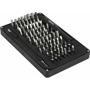 Jogo de bits/ponteiras de precisão, com 66 peças, encaixe sextavado de 4 mm, VONDER