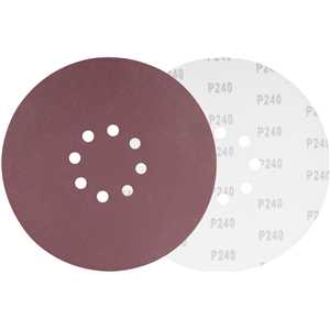 Disco de lixa com costado em pluma 225 mm, grão 240, para as lixadeiras LPV 400B, LPV 600, LPV 925, LPV 950B e LPV 1000, VONDER
