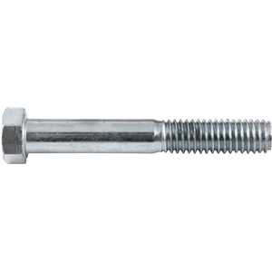 Parafuso sextavado zincado 7/16" x 3", UNC, rosca parcial, VONDER