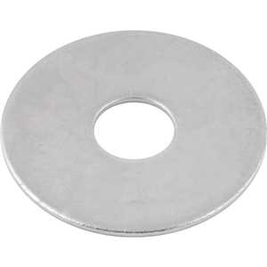 Arruela lisa de aba larga, 3/8", zincada, VONDER