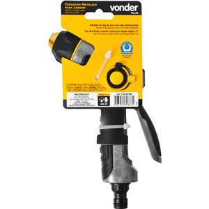 Esguicho metálico para jardim, tipo pistola, engate 1/2", EMP 350 VONDER PLUS