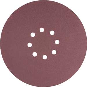 Disco de lixa com costado em pluma 225 mm, grão 80, para as lixadeiras LPV 400B, LPV 600, LPV 925, LPV 950B e LPV 1000, VONDER