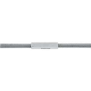 Barra roscada zincada branca 1/2", rosca UNC, com 3 metros, VONDER