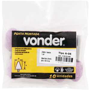 Ponta montada A-06 haste 1/4" VONDER