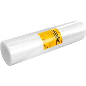 Filme stretch 500 mm x 260 m, 25 micra, rolo com aproximadamente 3,0 kg, VONDER