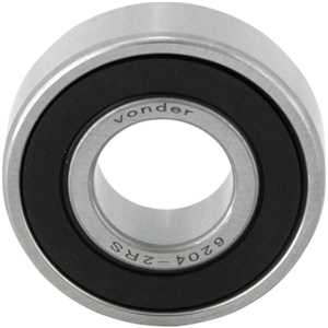 Rolamento rígido de esfera, 6204-2RS, VONDER