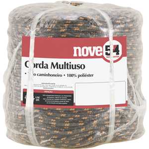 Corda multiuso, 10 mm x 147 m, cinza, NOVE54