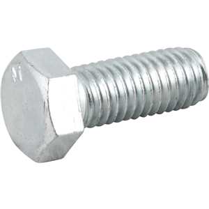Parafuso sextavado zincado 1/2" x 1.1/4", UNC, rosca total, VONDER