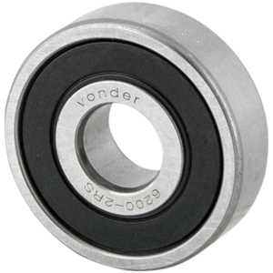 Rolamento rígido de esfera, 6200-2RS, VONDER