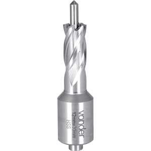 Broca anular, encaixe Weldon, 12 mm x 30 mm VONDER