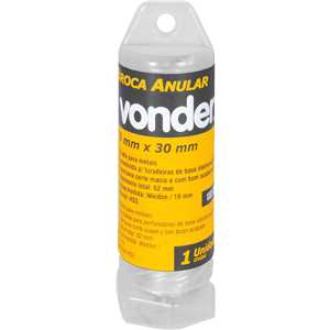 Broca anular, encaixe Weldon, 16 mm x 30 mm VONDER