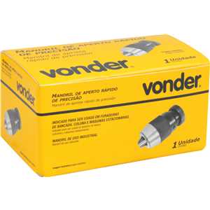Mandril de aperto rápido, 1,0 mm - 16,0 mm, cone B18, VONDER