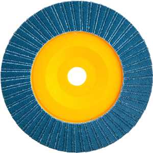 Flap-disc, disco de desbaste/acabamento, 7" - 180 mm, reto, grão 80, VONDER
