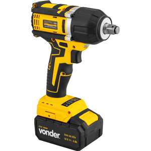 Chave de impacto, bateria 18V, encaixe de 1/2", carregador bivolt, CIV 180B, VONDER