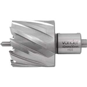 Broca anular, encaixe Weldon, 42 mm x 30 mm VONDER