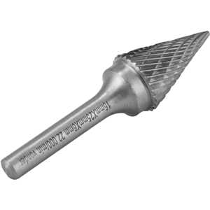 Lima rotativa cônica ponteaguda, 16,0 mm x 25,0 mm, com haste 6,0 mm, VONDER