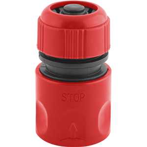 Engate rápido para mangueira 1/2", com bloqueador de fluxo, NOVE54