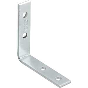 Cantoneira para cortina, 5 cm x 5 cm, zincada, VONDER
