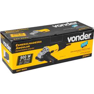 Esmerilhadeira angular 5", 900 W, 220 V~, com velocidade variável, EAV 905V VONDER