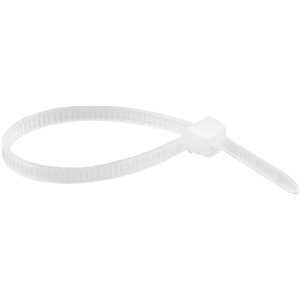 Abraçadeira de nylon, branca, 100 mm x 2,5 mm, com 20 peças, VONDER