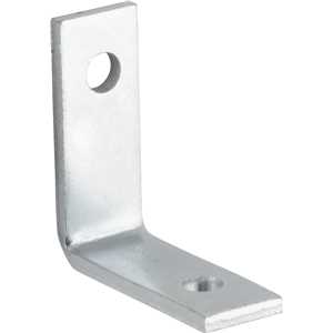 Cantoneira para cortina, 3 cm x 3 cm, zincada, com 4 peças, VONDER