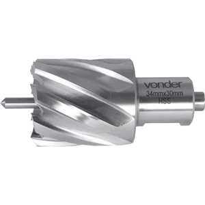 Broca anular, encaixe Weldon, 34 mm x 30 mm VONDER