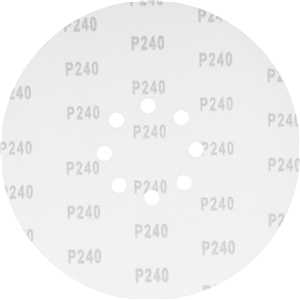 Disco de lixa com costado em pluma 225 mm, grão 240, para as lixadeiras LPV 400B, LPV 600, LPV 925, LPV 950B e LPV 1000, VONDER