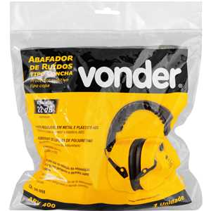 Abafador de ruídos tipo concha, 22 dB, ARV 400 VONDER