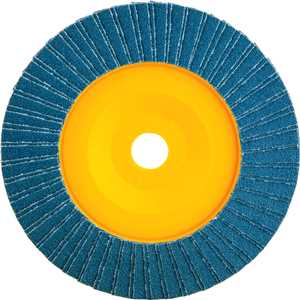 Flap-disc, disco de desbaste/acabamento, 7" - 180 mm, reto, grão 60, VONDER