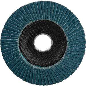 Flap-disc, disco de desbaste/acabamento, 4.1/2" - 115 mm, cônico, grão 50, VONDER
