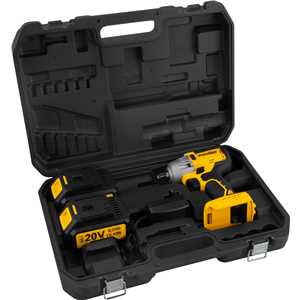 Chave de impacto, bateria 20 V, encaixe de 1/2", fonte bivolt automática, CIV 200B, VONDER