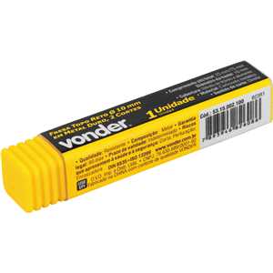 Fresa topo 10,0 mm, em metal duro, 2 cortes, VONDER