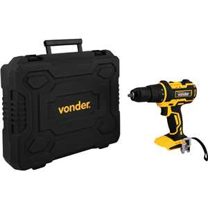 Parafusadeira/furadeira de impacto, bateria intercambiável de 18 V, sem bateria e sem carregador, IPFV 1819I VONDER