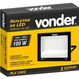 Refletor de LED, 100 W, RLV 1003 VONDER