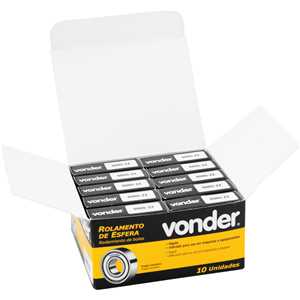 Rolamento rígido de esfera, 6005-ZZ, VONDER