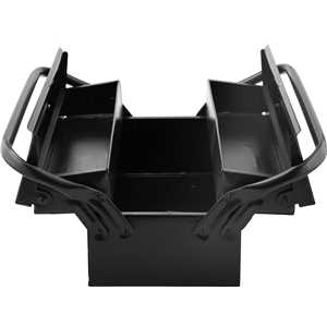 Caixa metálica sanfonada para ferramentas, com 3 gavetas, 40 cm x 19 cm x 16 cm, VONDER