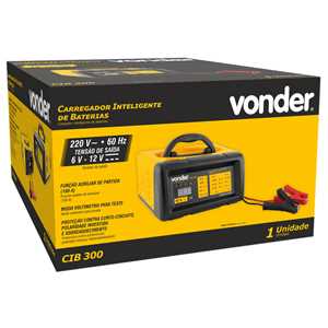 Carregador inteligente de bateria 220 V~, CIB 300, VONDER